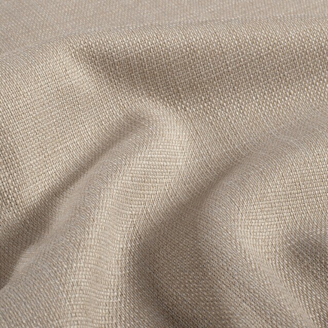 Linen look deco fabric solid beige