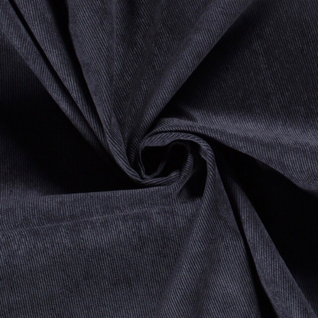 Baby cord stretch solid navy