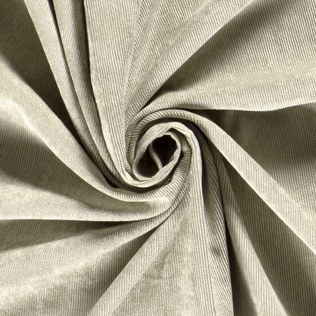 Baby cord stretch solid beige