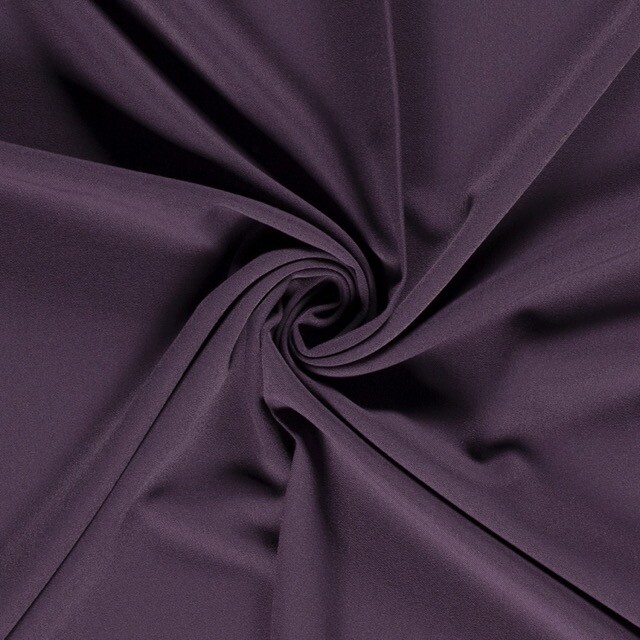Bi-stretch gabardine purple
