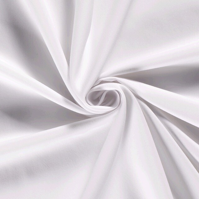 Bi-stretch gabardine white