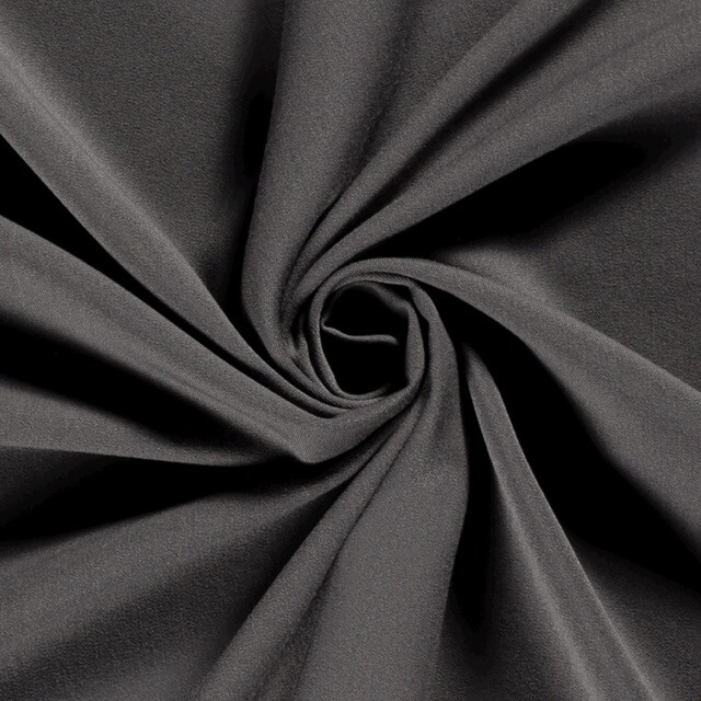 Bi-stretch gabardine dark grey
