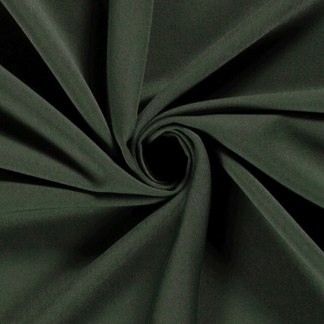 Bi-Stretch gabardine dark green