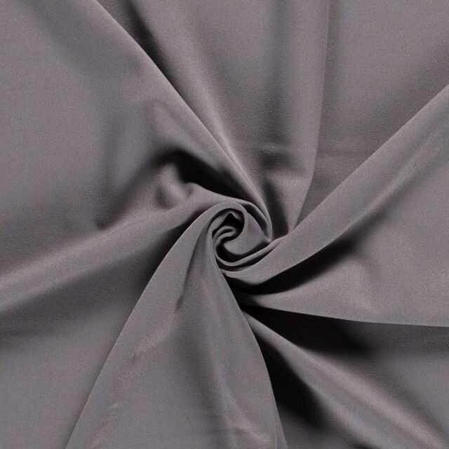 Bi-Stretch gabardine taupe grey