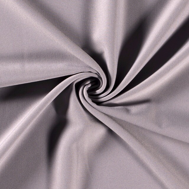 Bi-stretch gabardine light grey
