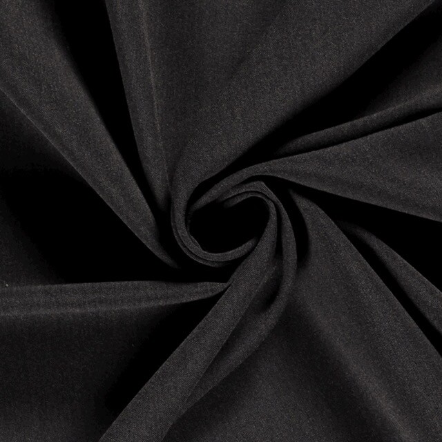 Bi-stretch gabardine melange anthracite