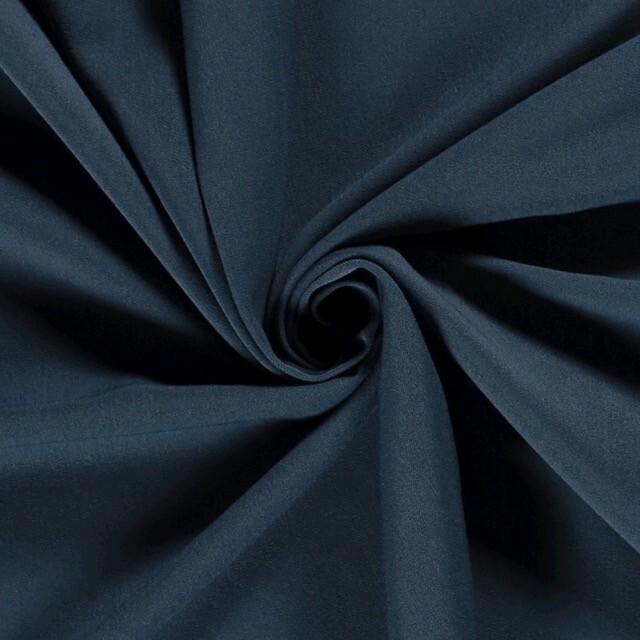 Bi-stretch gabardine steel blue