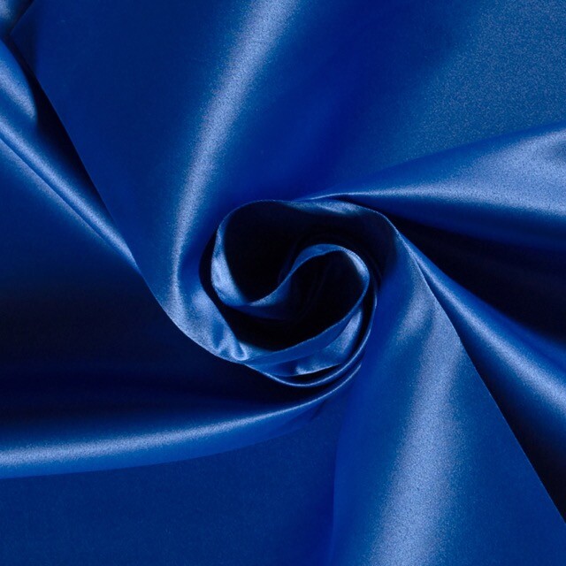 Satin duchesse solid cobalt