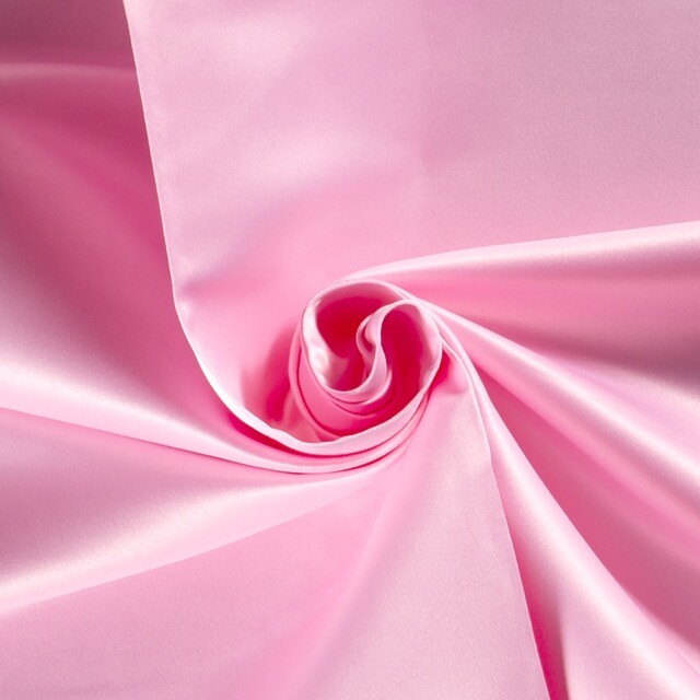 Satin duchesse solid light pink
