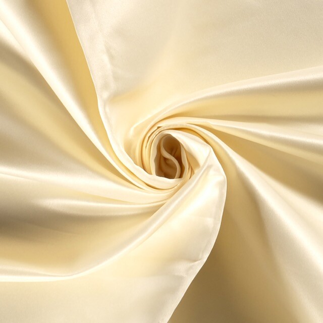Satin duchesse solid ivory