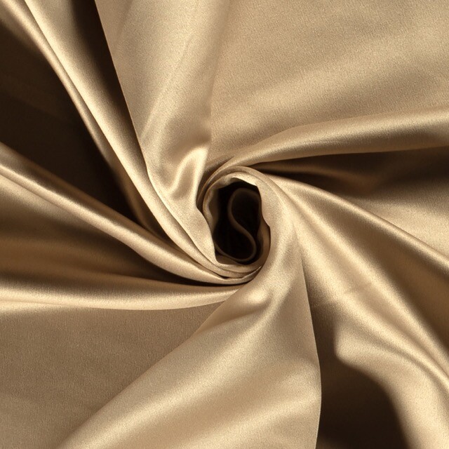 Satin duchesse solid beige
