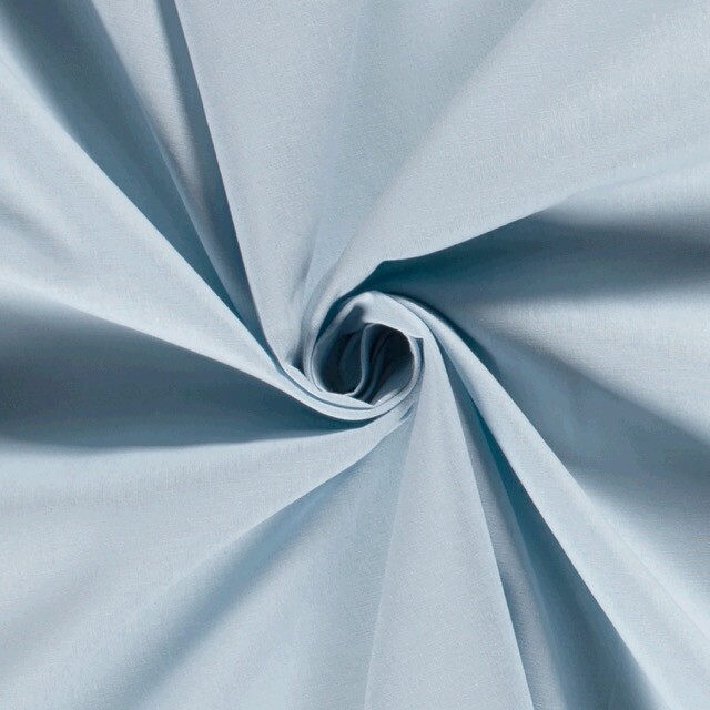 Cotton solid baby blue