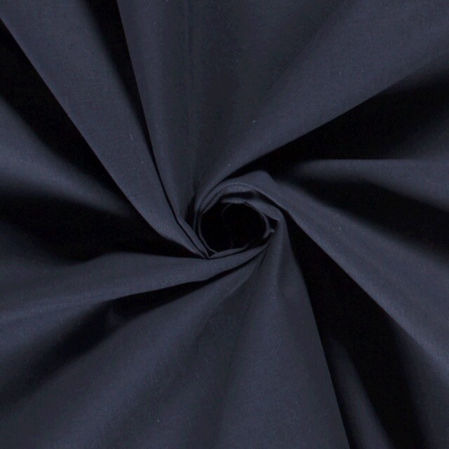 Cotton solid dark blue
