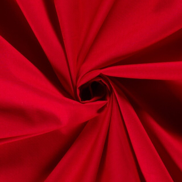 Cotton solid red