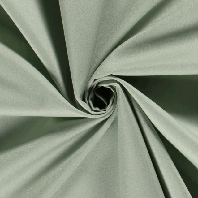 Cotton solid light old green