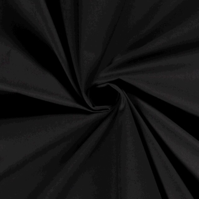 Cotton solid black