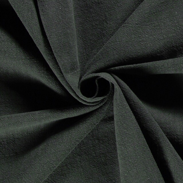 Ramie linen stone washed dark green