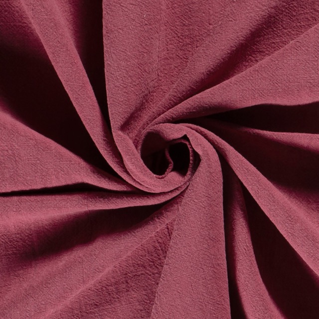 Ramie linen stone washed fuchsia