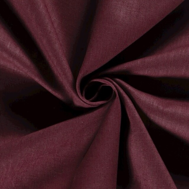 Linen wine-red