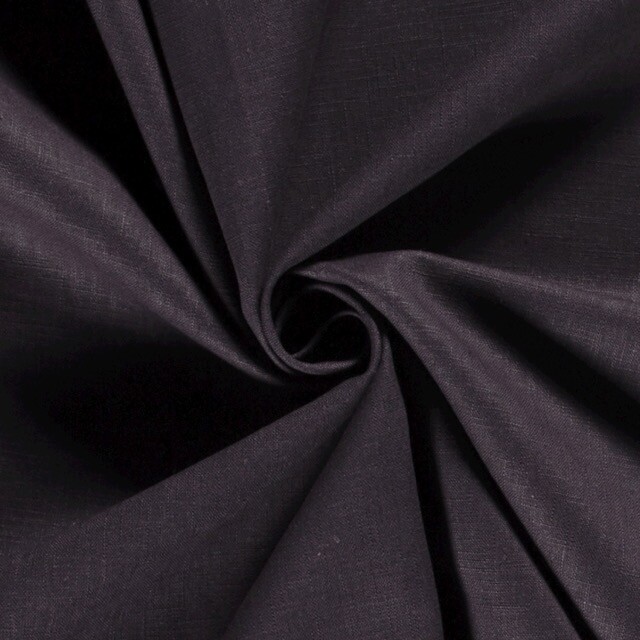Ramie Linen black-grey