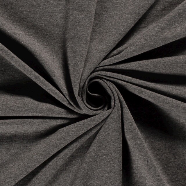 French terry melange grey