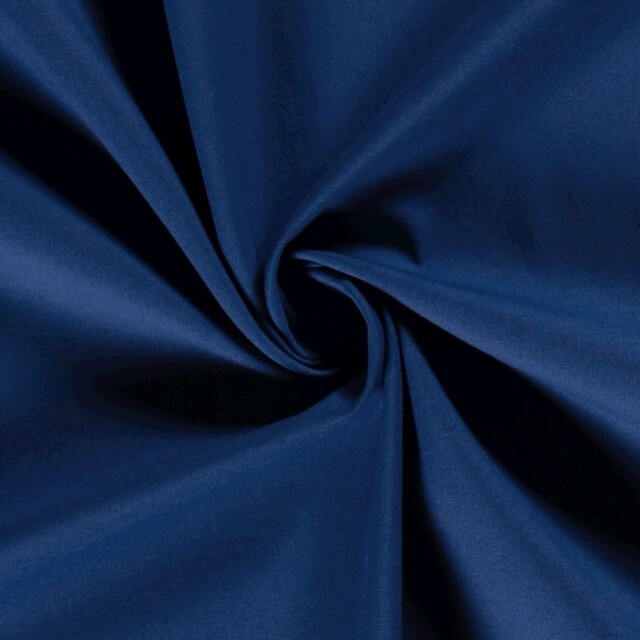 Cotton twill stretch solid cobalt