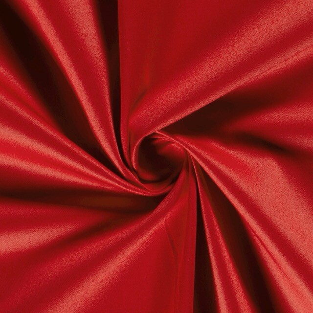 Cotton twill stretch solid red