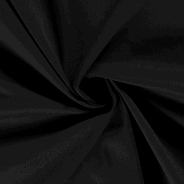 Cotton twill stretch solid black