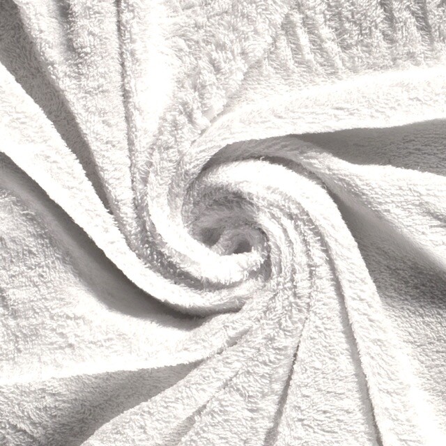 Terry toweling solid wit