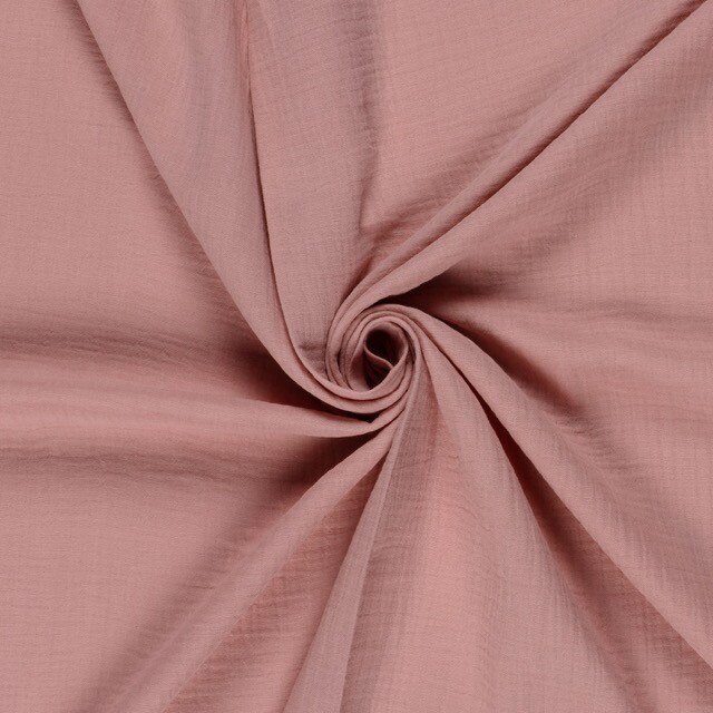 cotton muslin solid pink