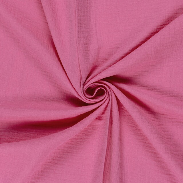 cotton muslin solid fuchsia