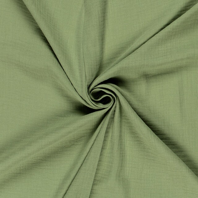 cotton muslin solid lime