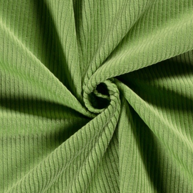 Corduroy solid lime