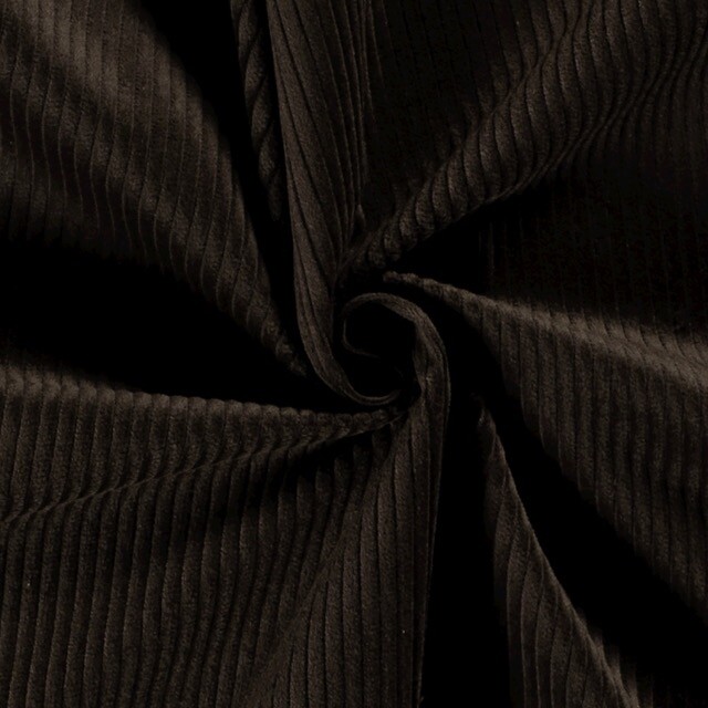 corduroy solid dark brown