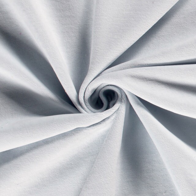 Nicky velours solid baby blue