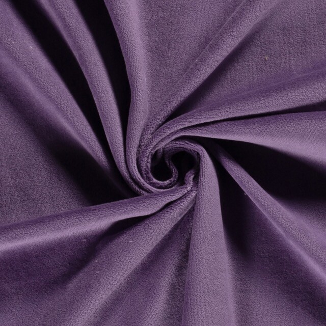 Nicky velours solid purple