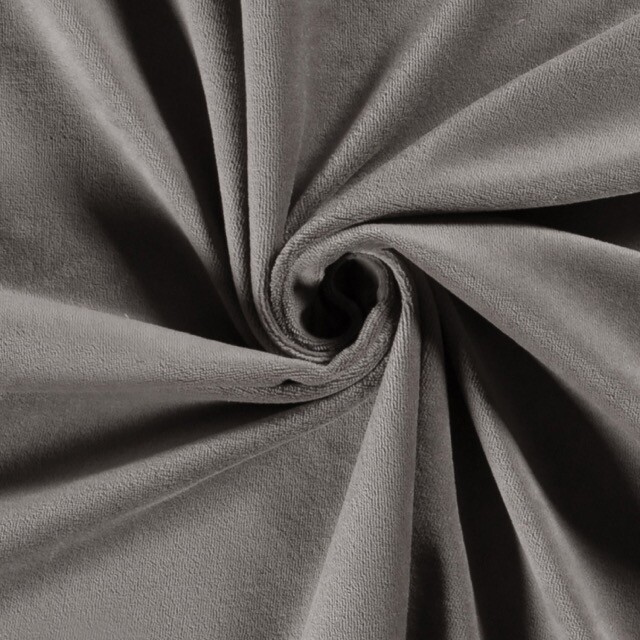 Nicky velours solid grey