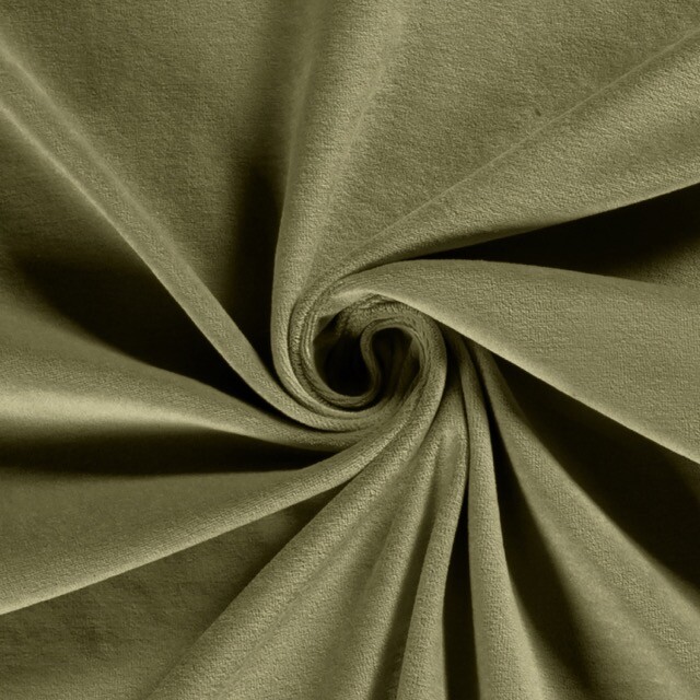 Nicky velours solid dark green