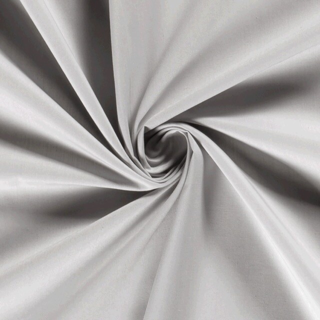 cotton poplin solid light grey