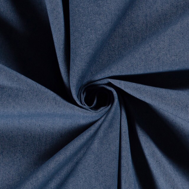 Denim stretch twill indigo