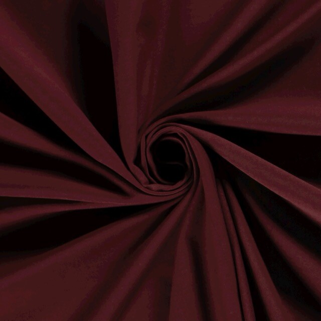 Cotton jersey solid cherry red