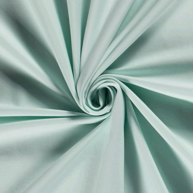 cotton jersey solid ice mint