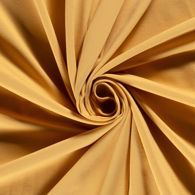 Cotton jersey solid light yellow
