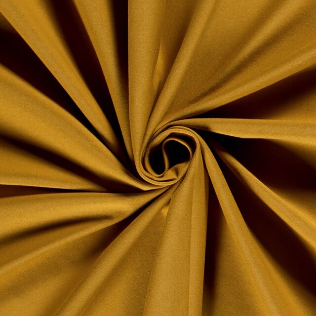 Cotton jersey solid ocher
