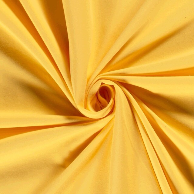 cotton jersey solid butter yellow