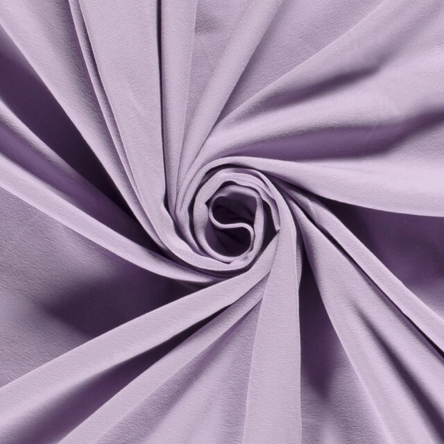 Cotton jersey solid lilac