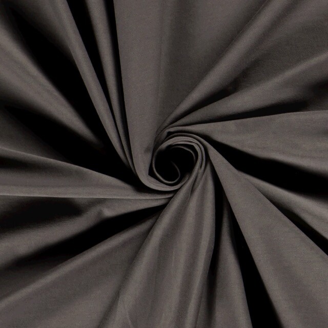 Cotton jersey solid taupe grey