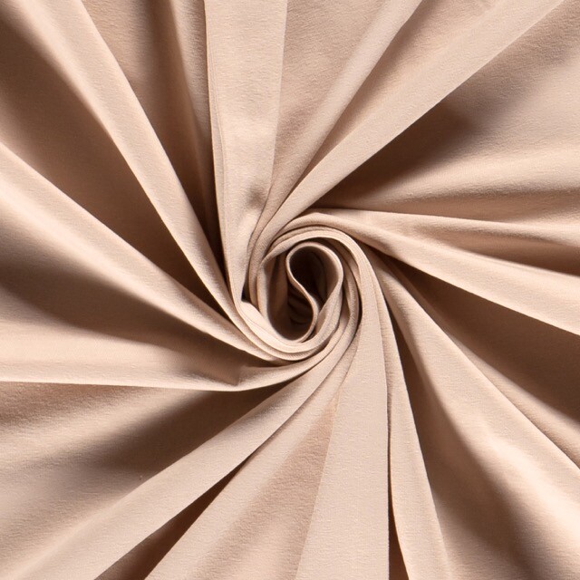 Cotton jersey solid nude