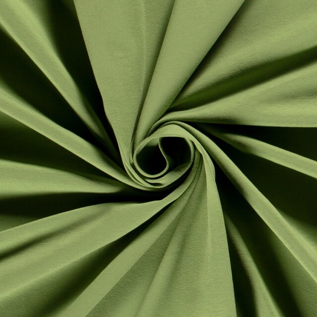 Cotton jersey solid apple green