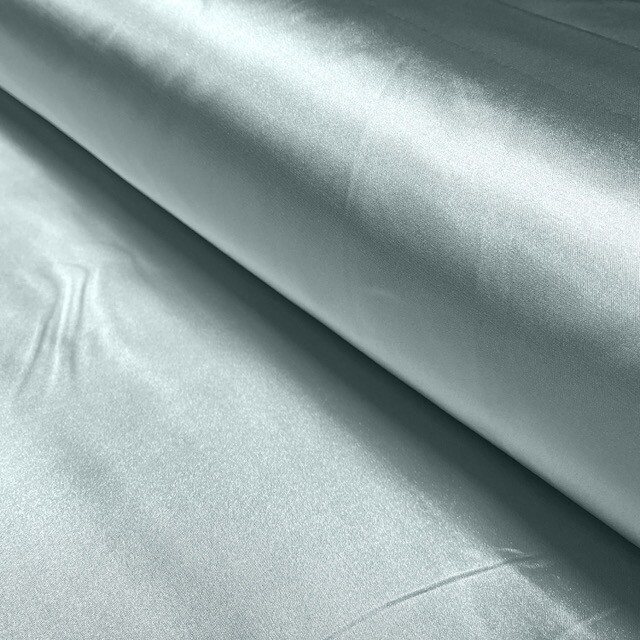 Satin stretch solid baby blue